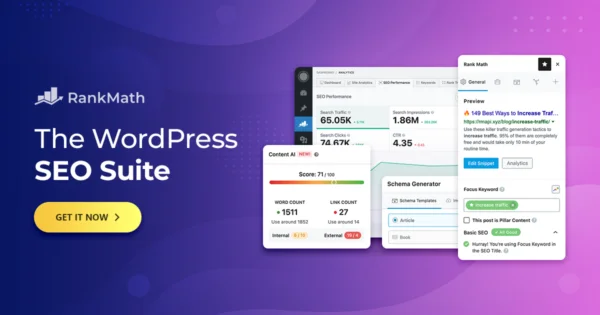 Rank Math SEO PRO – WordPress SEO plugin