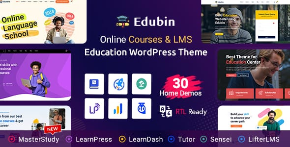 Edubin - Education LMS WordPress Theme