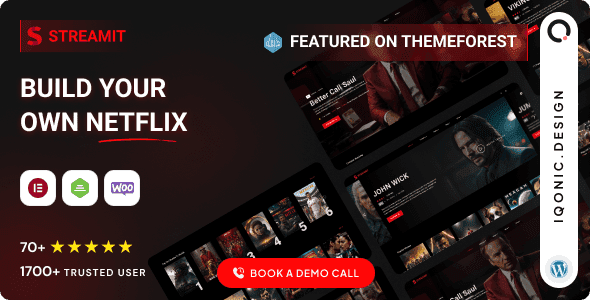 Streamit – Video Streaming WordPress Theme + RTL
