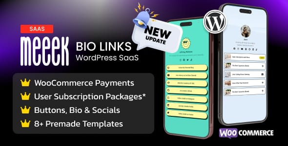 Meeek – Elementor Bio Links Builder