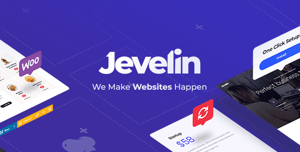 Jevelin GPL Licensed – All-in-One Responsive WordPress Theme