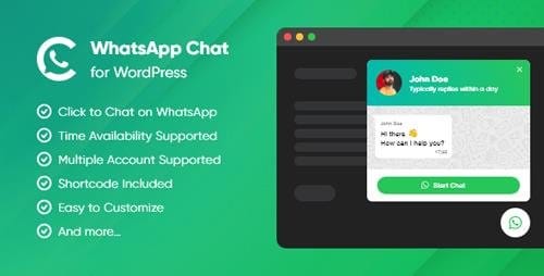 GPL Licensed WhatsApp Chat PRO WordPress Plugin