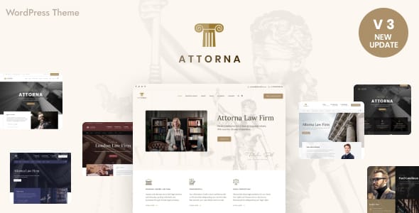 Attorna – Lawyer & Law Firm WordPress Theme