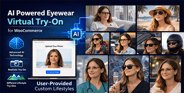 AI Powered Eyewear Virtual Try-on Popup | WooCommerce WordPress