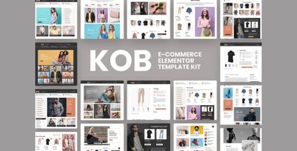 Kob – E-Commerce Elementor Pro Template Kit